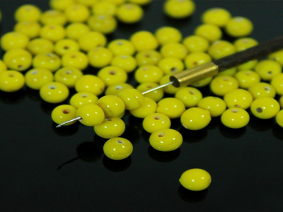 lemon-yellow-spherical-ceramic-beads