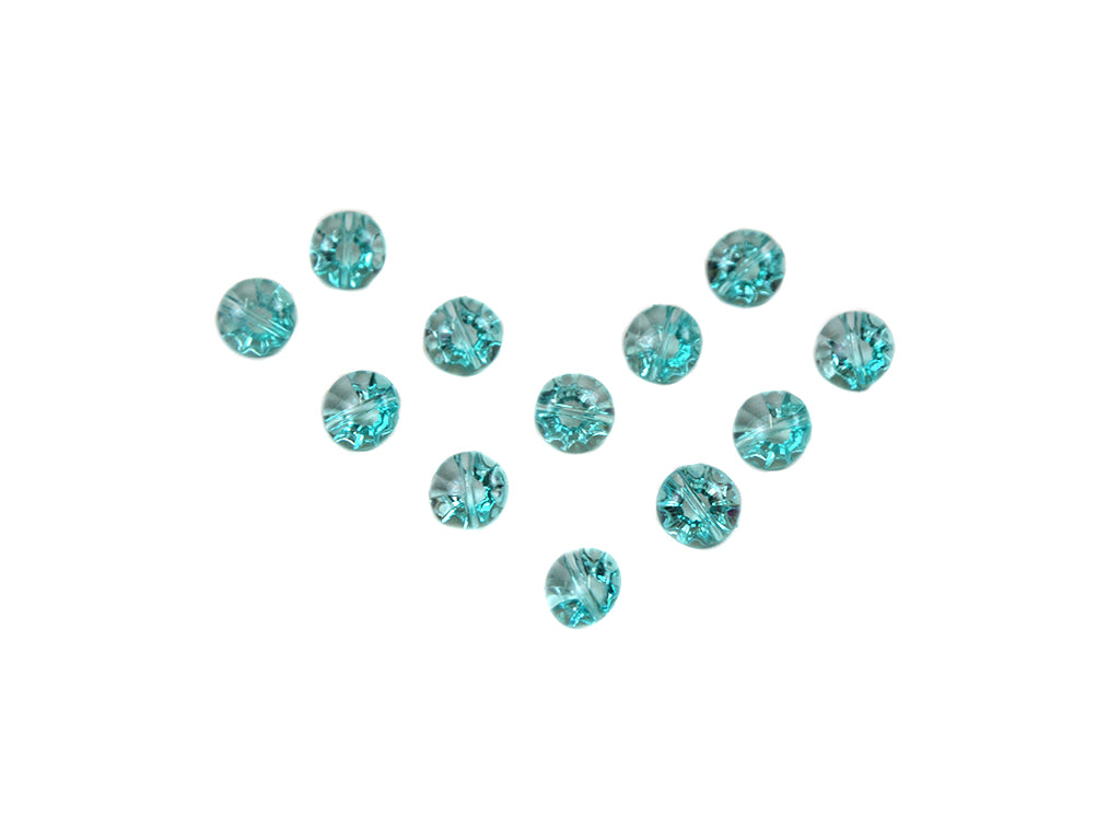 Sky Blue Transparent Acrylic Buttons