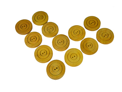 Geometric Circles 2 Hole Wooden Buttons 4