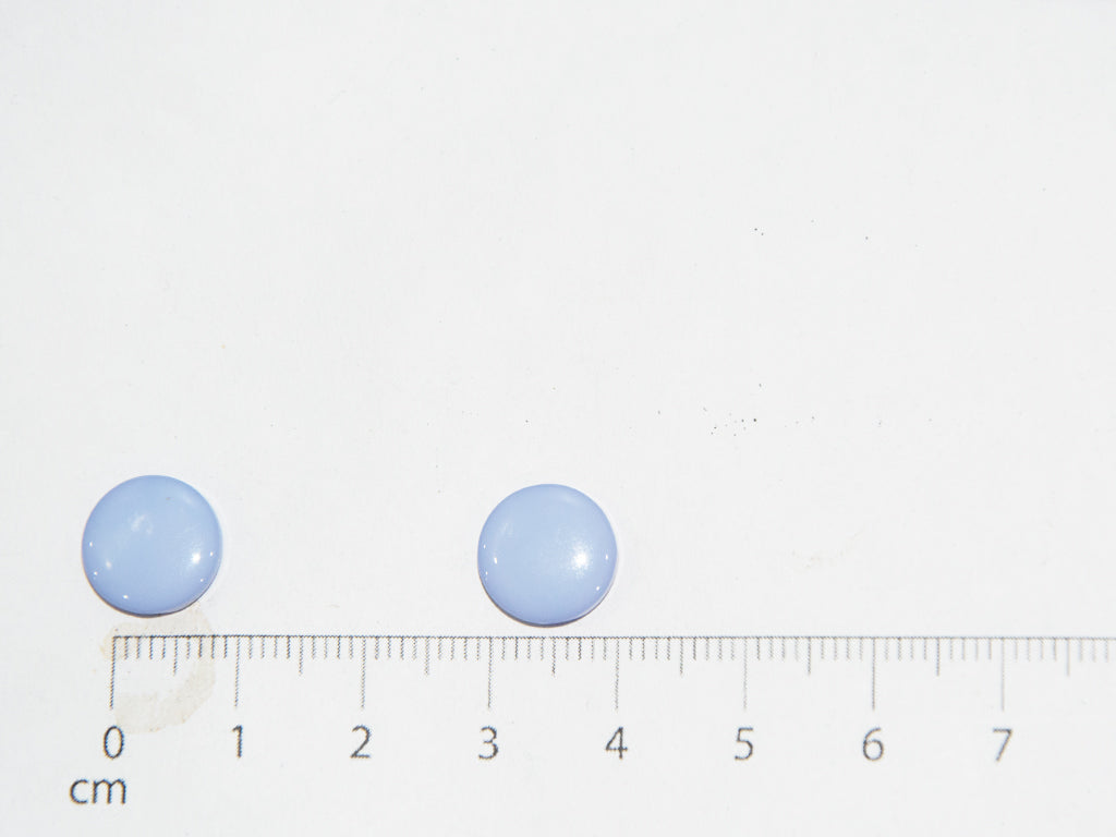 Ice Blue Circular Marble Acrylic Buttons