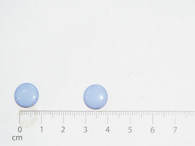 Ice Blue Circular Marble Acrylic Buttons