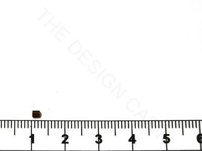 Preciosa Brown / Topaz Silverline 2 Cut Beads | The Design Cart (4350362976325)