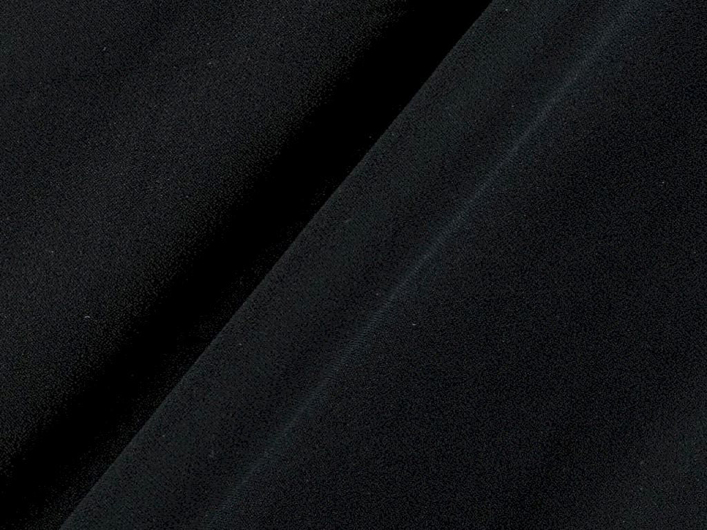 Black Polyester Diamond Georgette Fabric