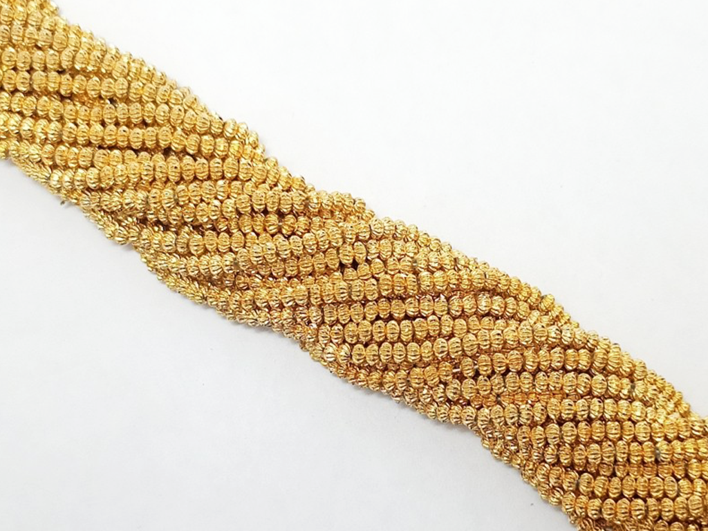 Golden Plastic Beads