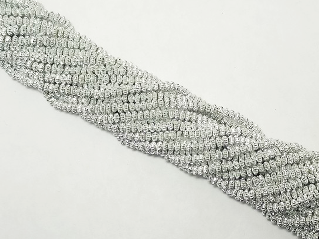 Silver Plastic Beads