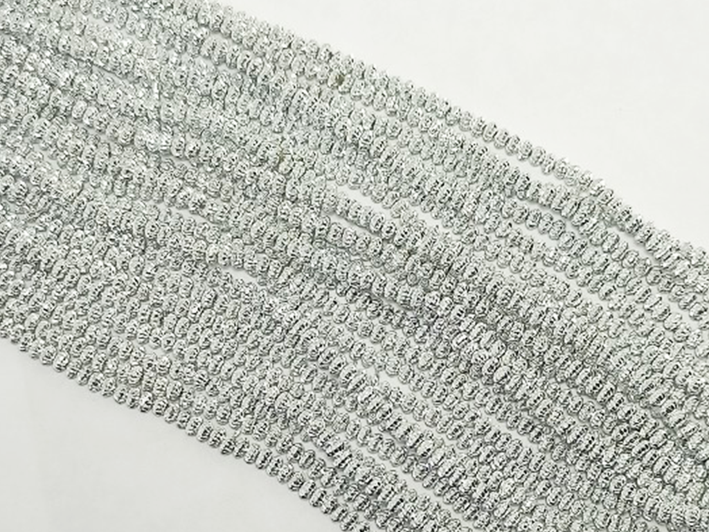 Silver Plastic Beads