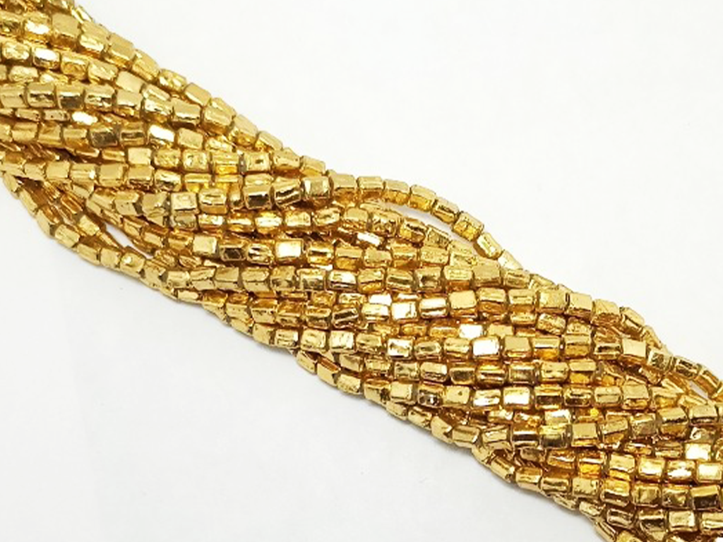 Golden Plastic Beads