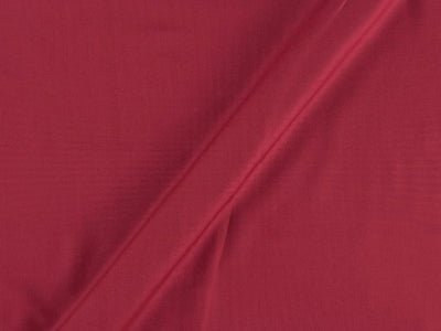 Crimson Red Plain Dyed Rayon Fabric