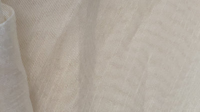 White Plain Bangalore Raw Silk Fabric