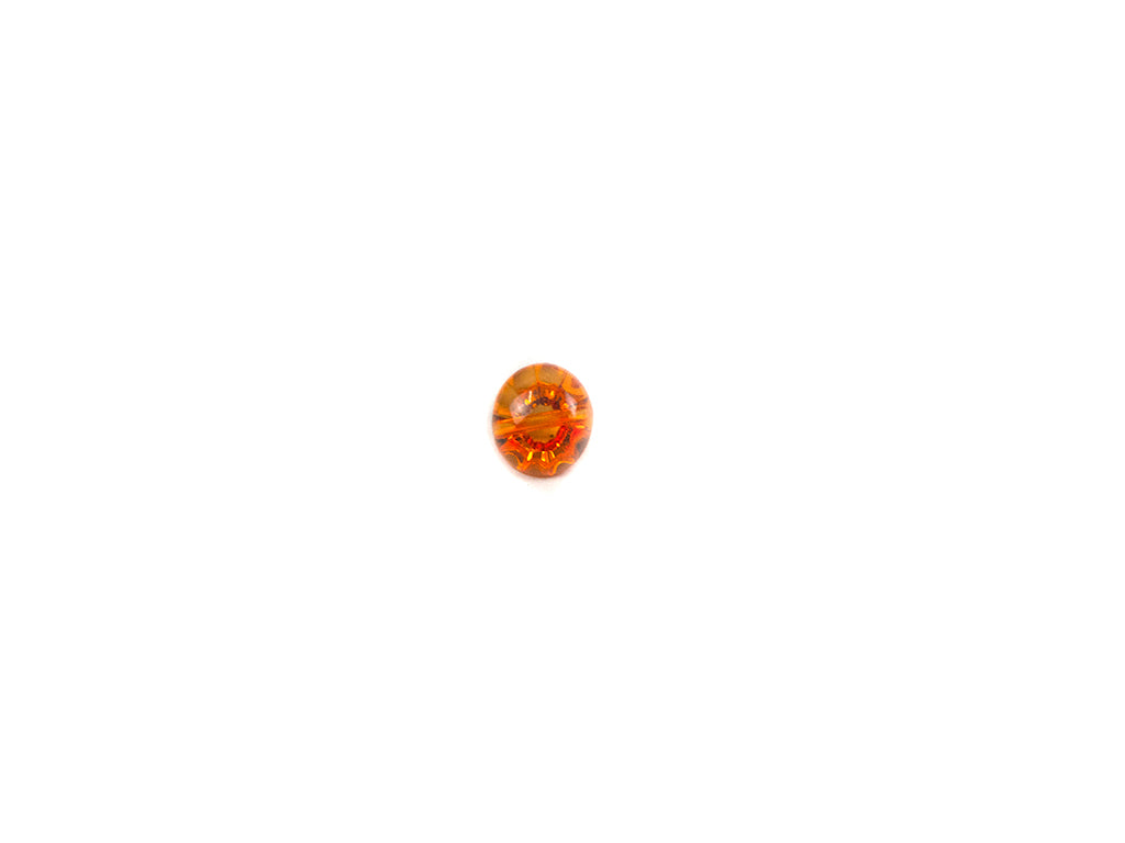 Orange Transparent Acrylic Buttons