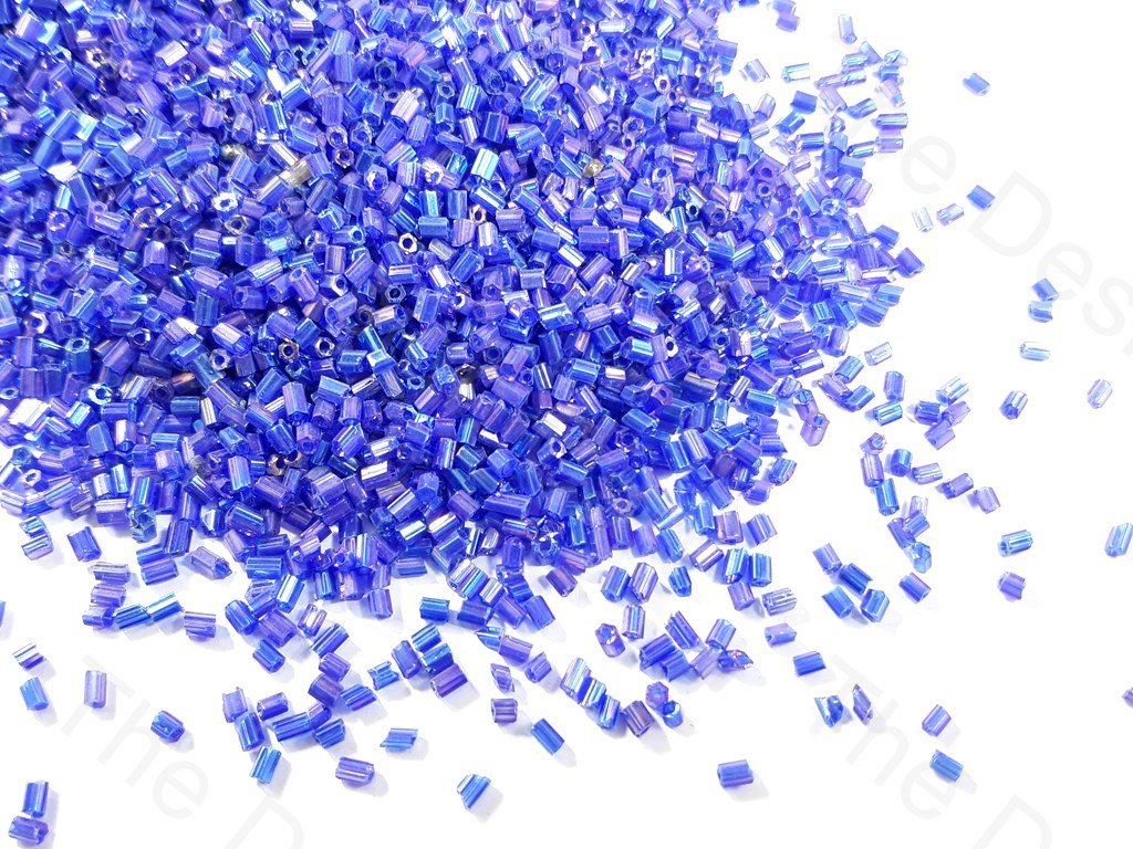 Blue Rainbow 2 Cut Seed Beads (1759390990370)