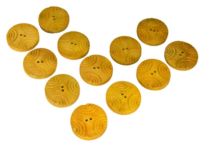 Geometric Circles 2 Hole Wooden Buttons 5