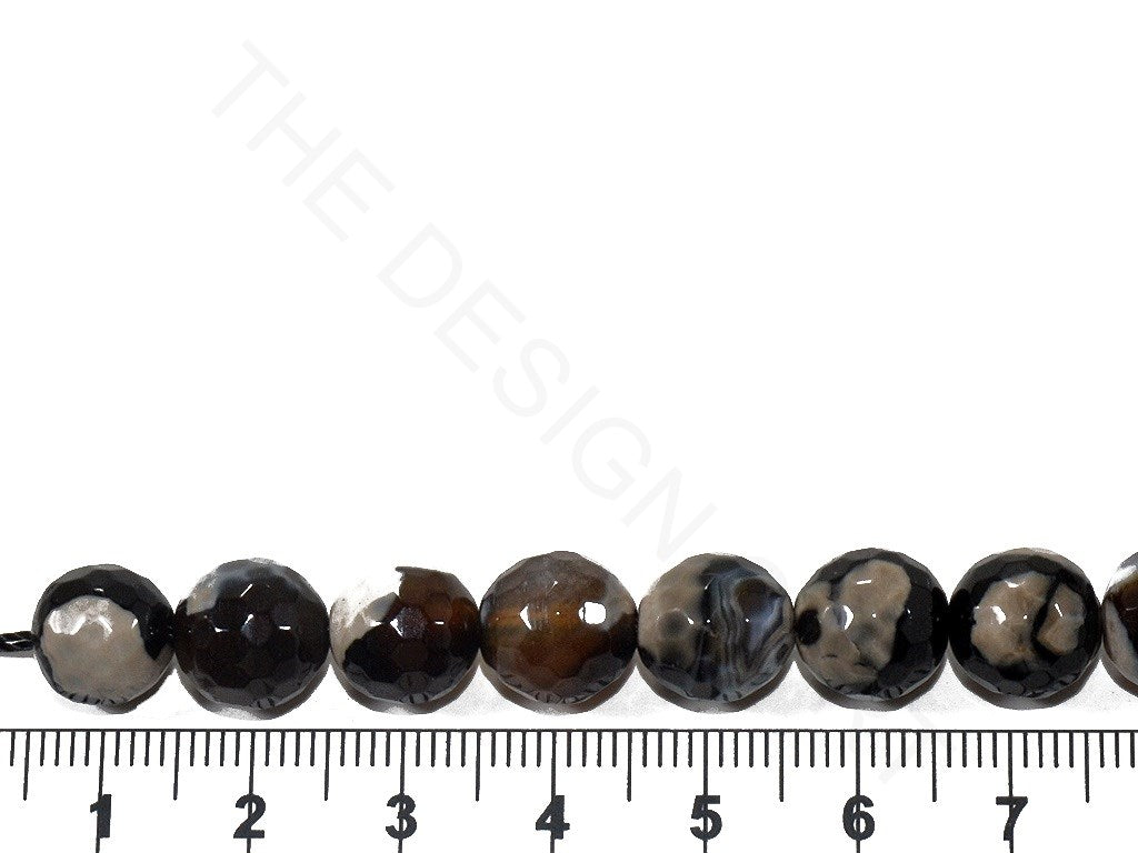Black Round Jade Semi Precious Stones | The Design Cart (3785182904354)