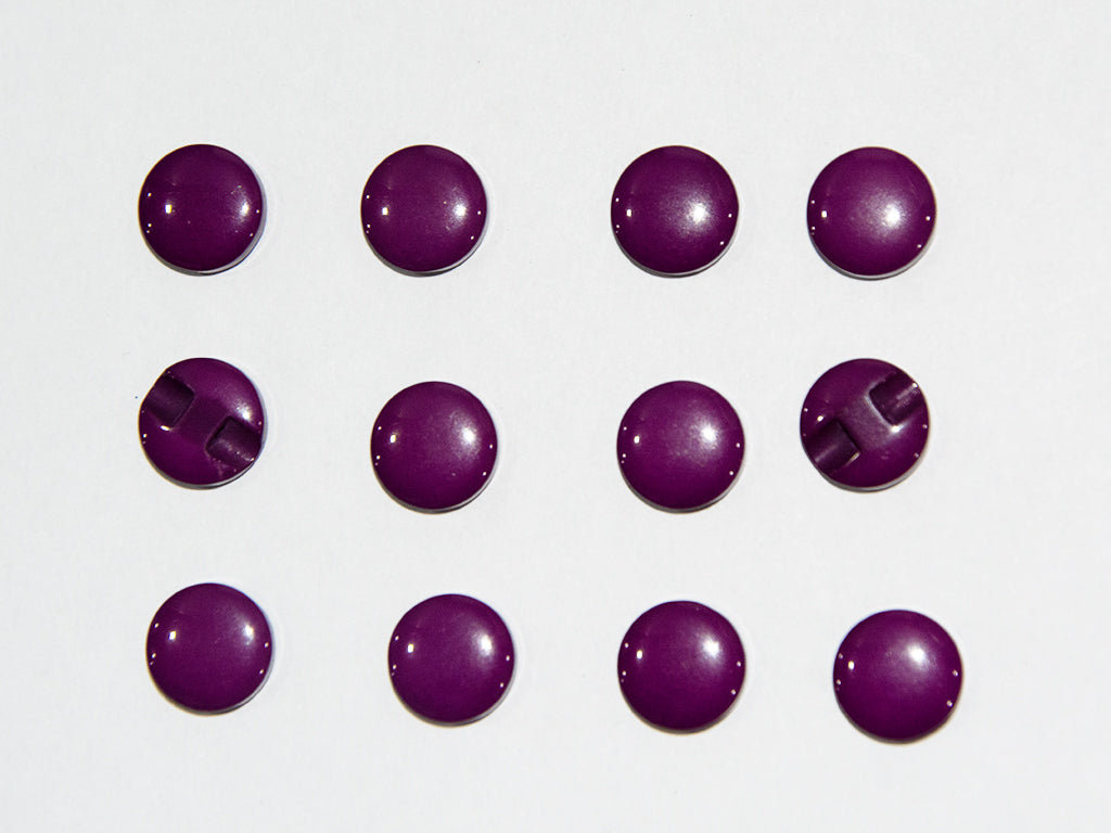 Dark Purple Circular Marble Acrylic Buttons