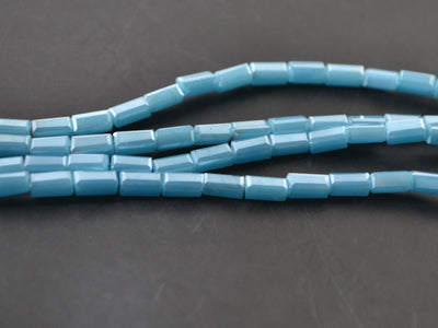 Blue Cuboidal Crystal Beads | The Design Cart (4098684846149)