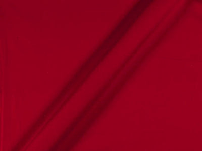 Red Cotton Satin Plain Dyed Fabric