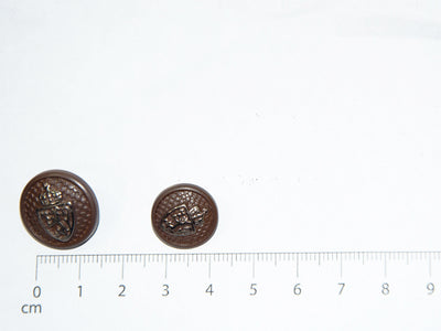 Brown Designer Acrylic Suit Buttons