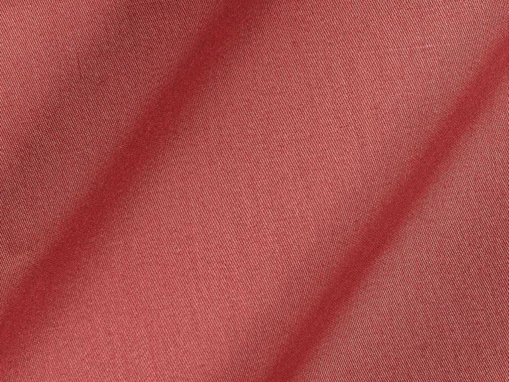 Hot Coral Cotton Satin Plain Dyed Fabric