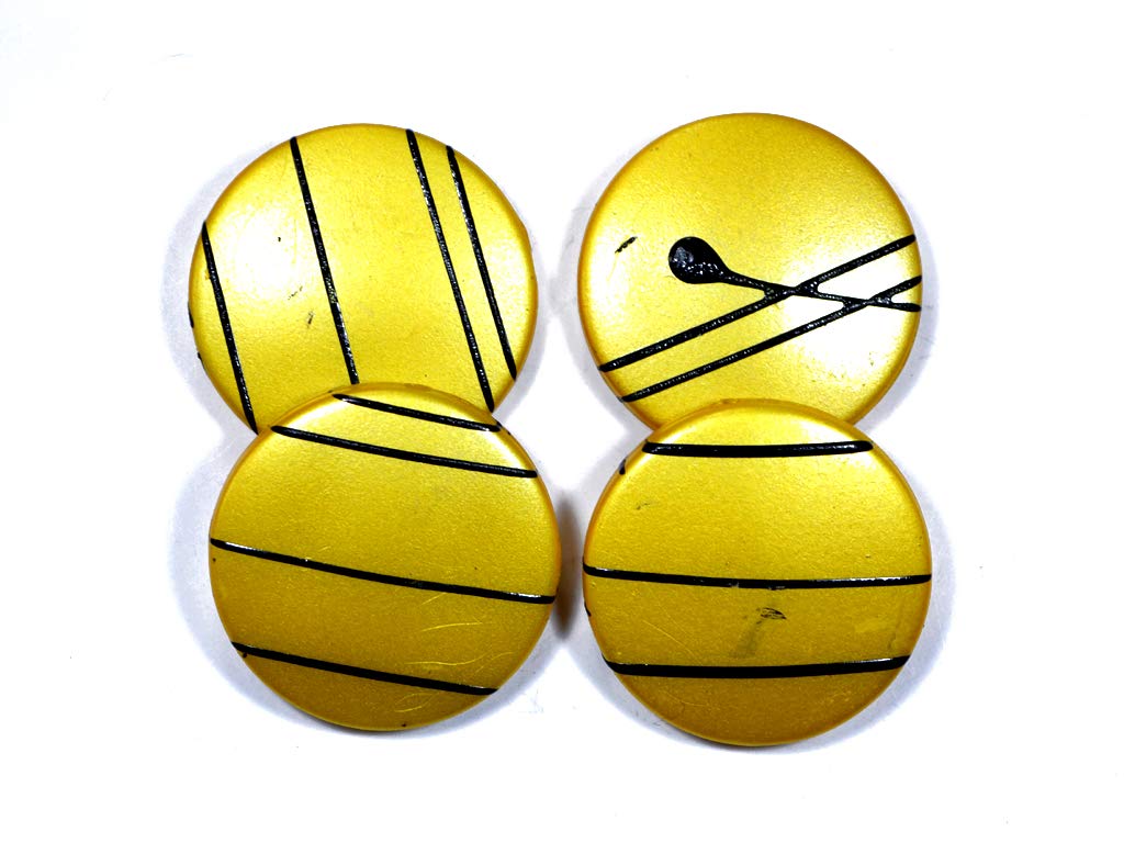 Yellow Circular Acrylic Stones | The Design Cart (1729478000674)