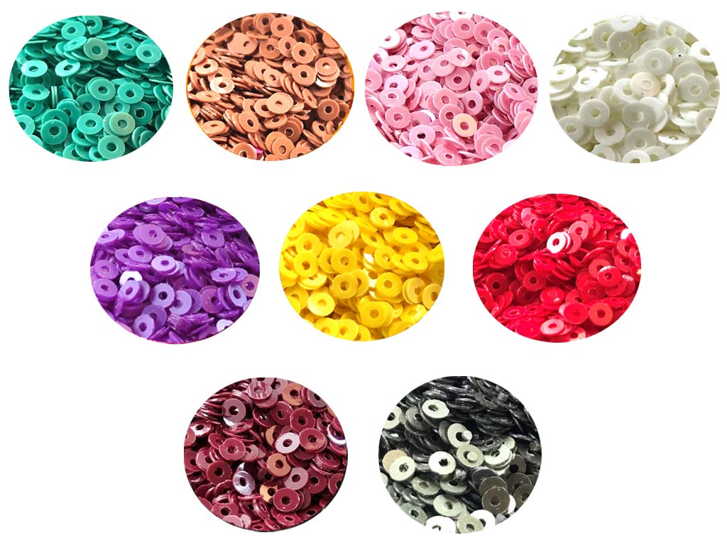 Assorted Pack Of 9 Sequins Combo 5 (1812367179810)