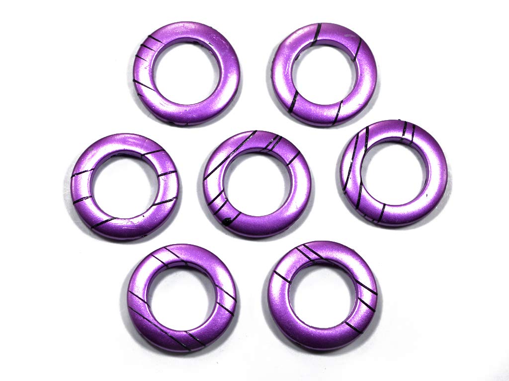 Purple Ring Acrylic Stones | The Design Cart (1729477672994)