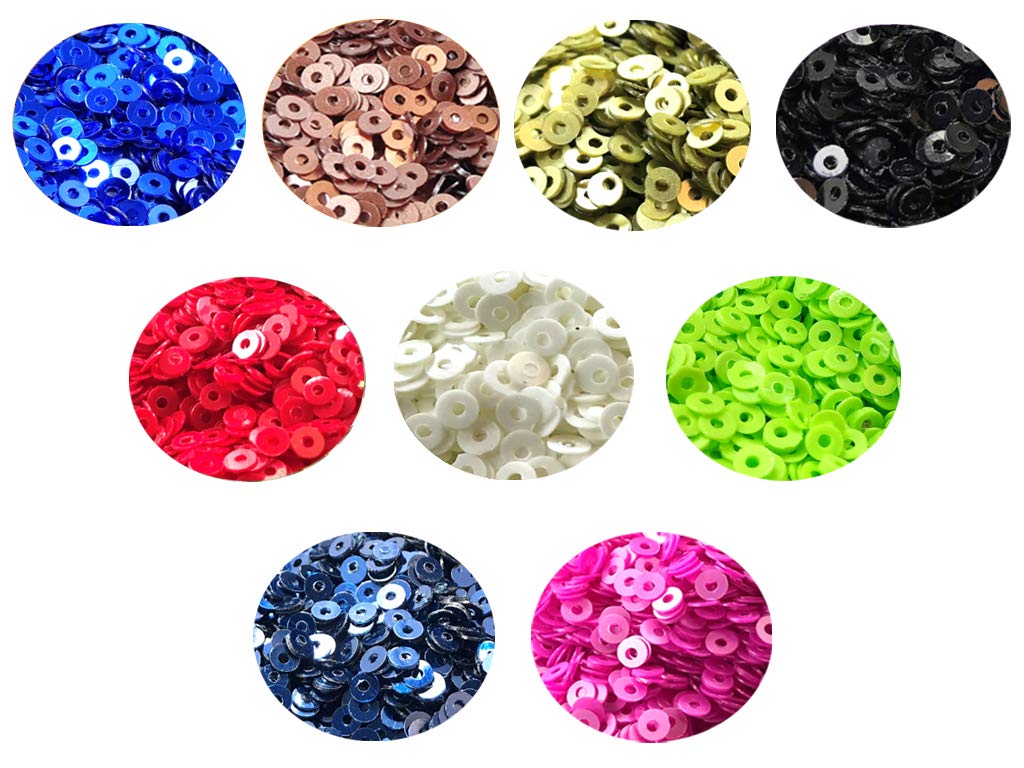 Assorted Pack Of 9 Sequins Combo 6 (1812367245346)