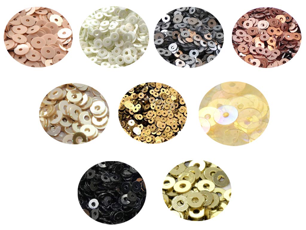 Assorted Pack Of 9 Sequins Combo 2 (1812366983202)