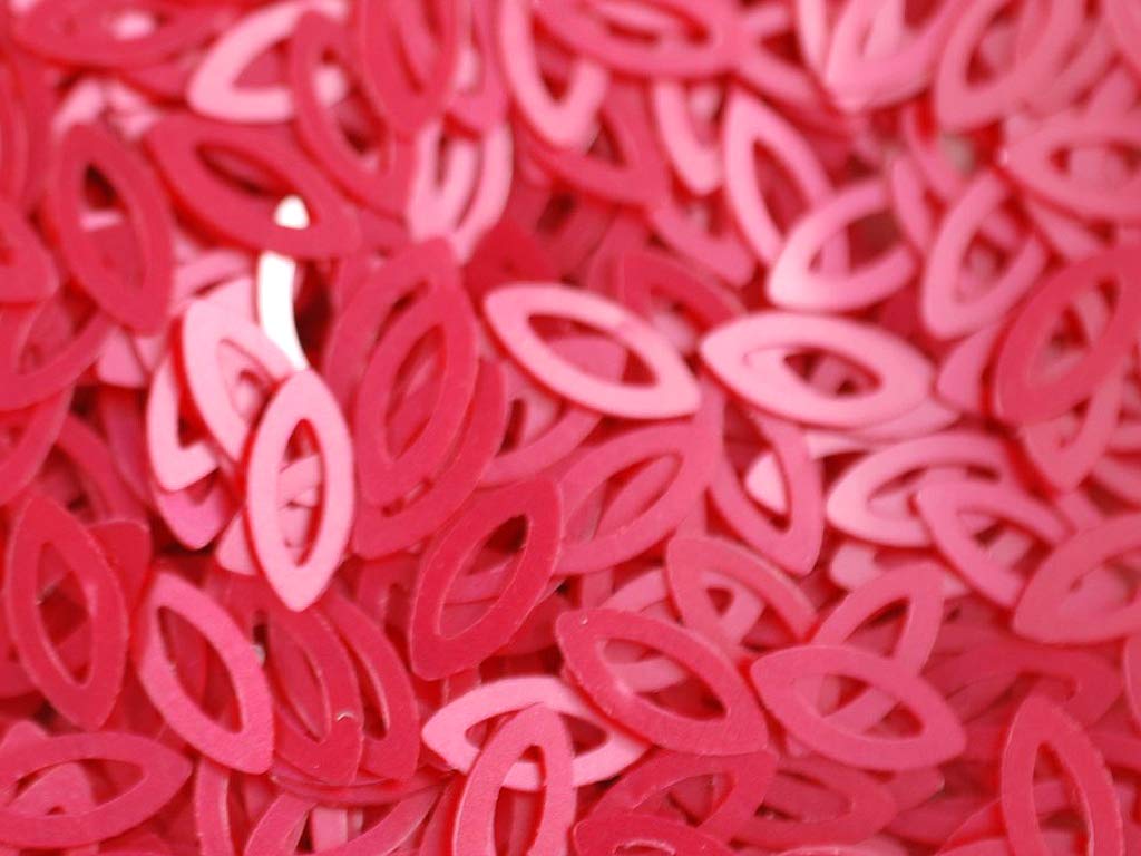 Pink Lustre Leaf Shape Plastic Sequins (1809416552482)
