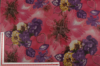Multicolour Silk Georgette Fabric