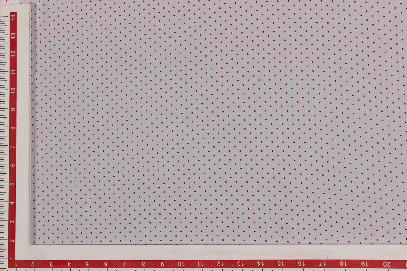 White & Pink Printed Crepe Fabric