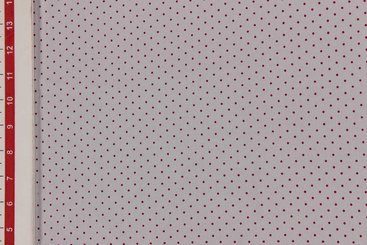 White & Pink Printed Crepe Fabric