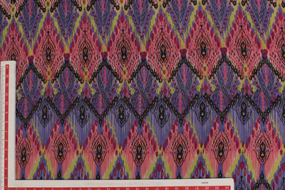 Multicolour Printed Georgette Fabric