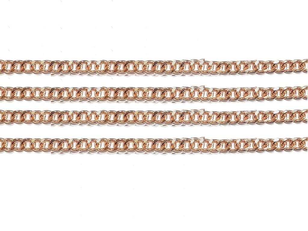 rosegoldcolormetalchain5mm