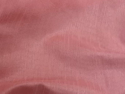 Baby Pink Plain Bangalore Raw Silk Fabric