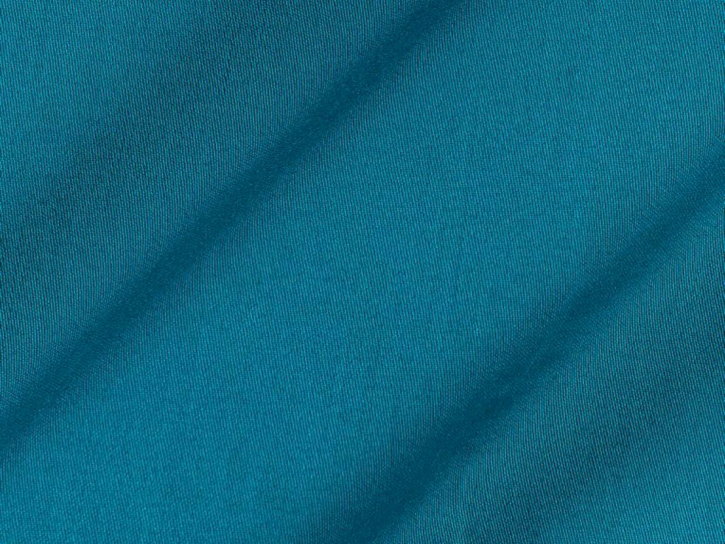 Mosaic Blue Cotton Satin Plain Dyed Fabric