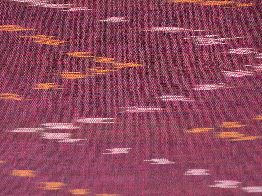 violetchevronprintedcottonikatfabric