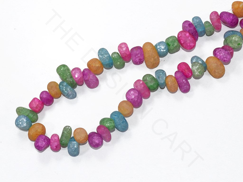 Multicolour Oval Semi Precious Quartz Stones | The Design Cart (3785192046626)