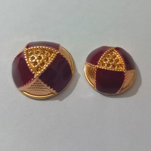 golden-maroon-designer-metal-buttons