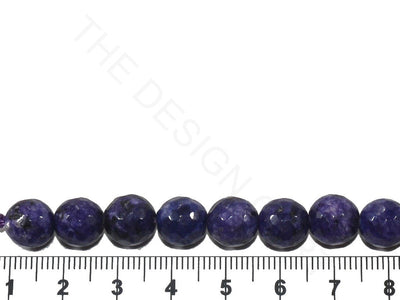Dark Purple Round Jade Semi Precious Stones | The Design Cart (3785183068194)