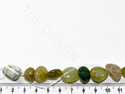 Green Round Pebble Semi Precious Quartz Stones | The Design Cart (3785192112162)