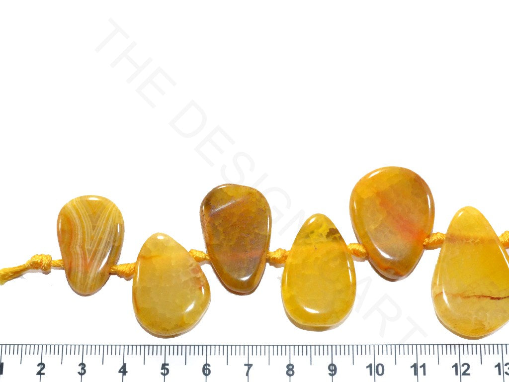 Yellow Drop Agate Stones | The Design Cart (3785170354210)