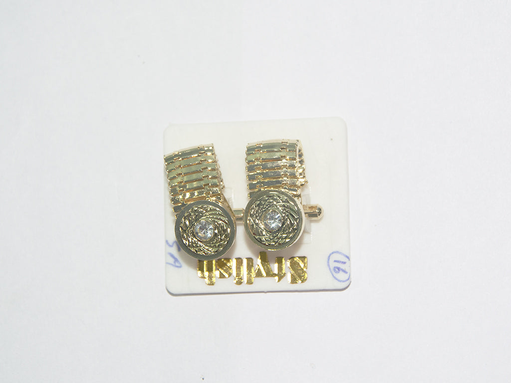 Golden Designer Cufflinks