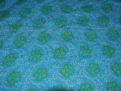 precut-1-1-metre-blue-bandhani-printed-pure-cotton-fabric