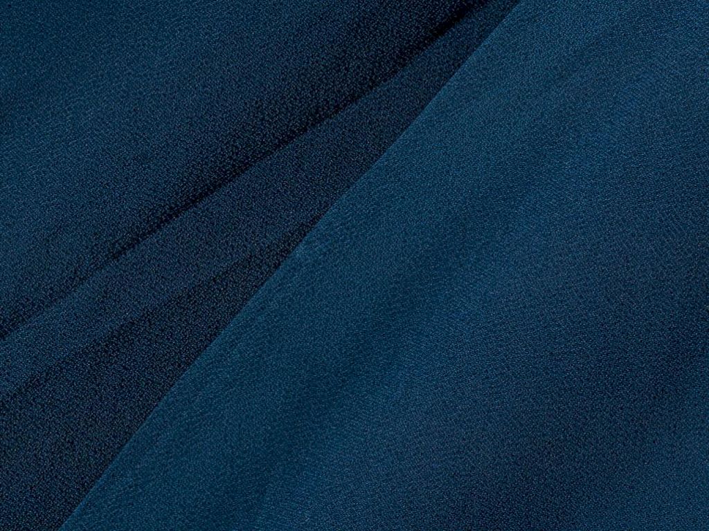 Teal Polyester Diamond Georgette Fabric