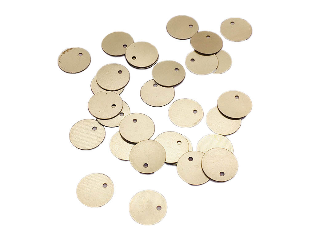 Watergold Circular 1 Hole Plastic Sequins