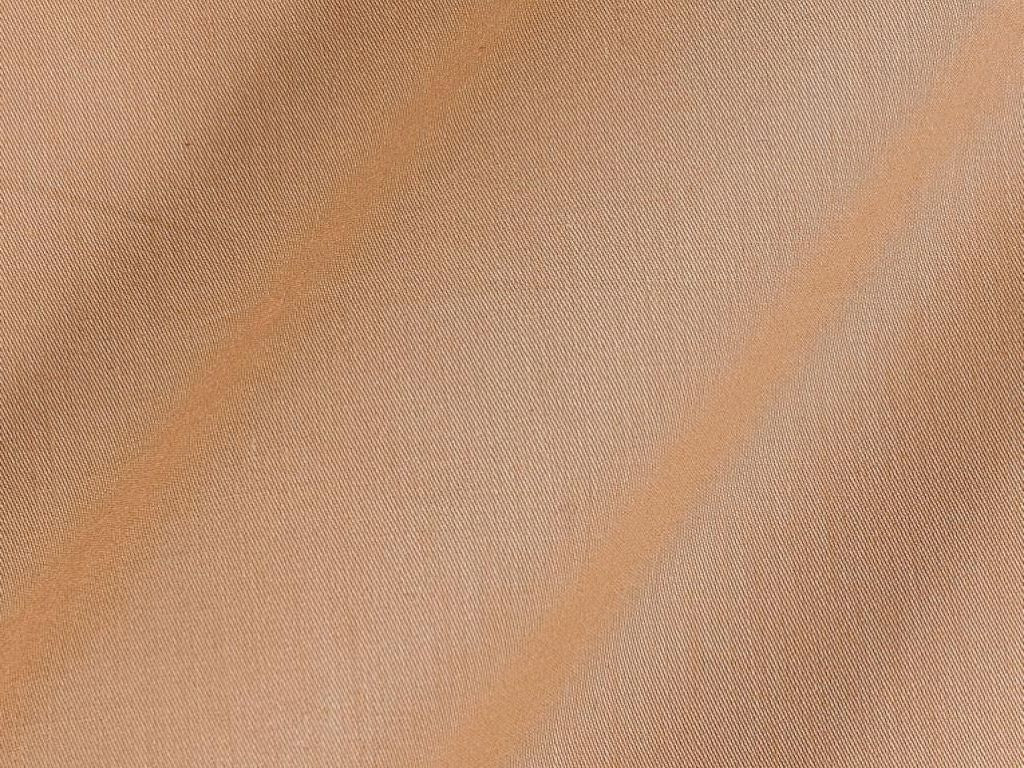 Butterscotch Cotton Satin Plain Dyed Fabric