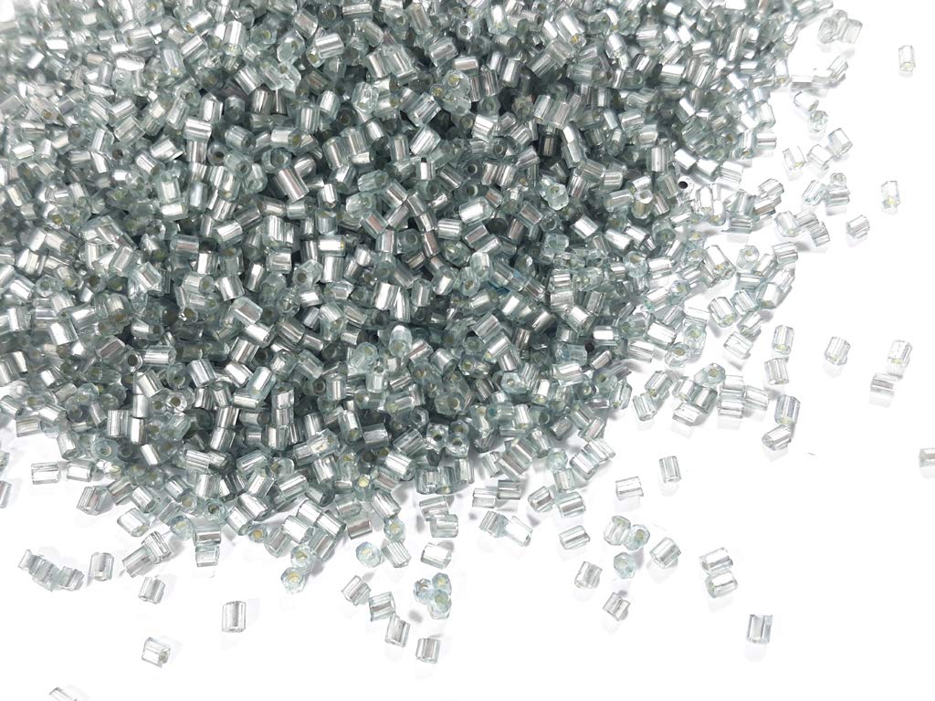 Gray Silverline 2 Cut Seed Beads (1620429733922)