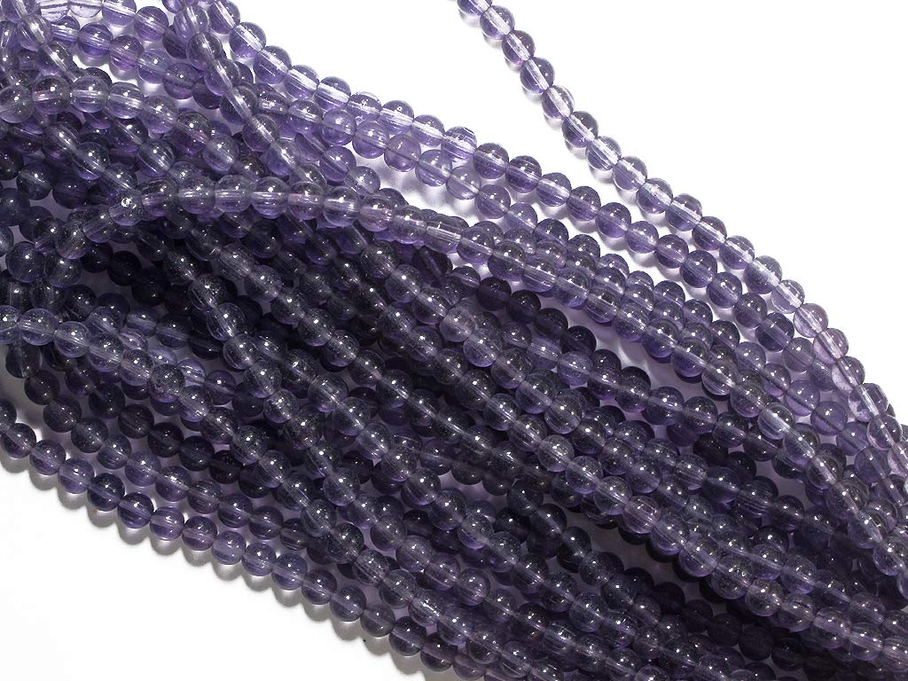 Purple Spherical Pressed Glass Beads (1709211025442)
