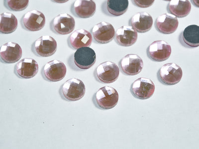 Light Pink Circular Glass Stones 2