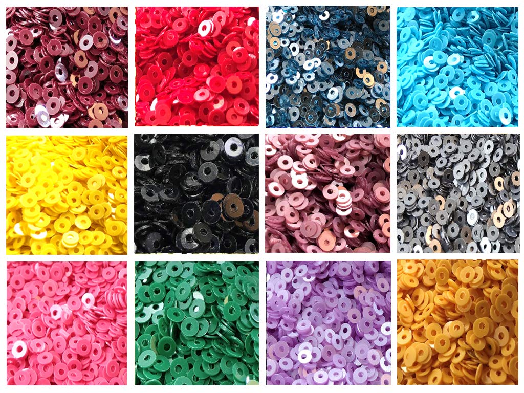 Assorted Pack Of 12 Sequins Combo 20 (1812368130082)